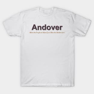 Andover Grunge Text T-Shirt